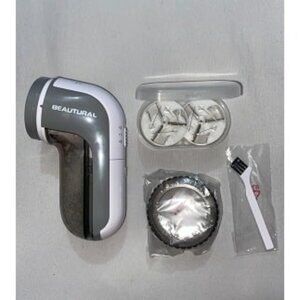 New Fabric Shaver and Lint Remover, Sweater Defuzzer with 2-Speeds, 2 Replaceabl